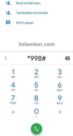 Cara cek nomor tri dengan Kode dial *998# Cara cek nomor tri dengan Kode dial *998#