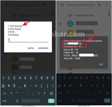 Melihat nomor xl milik sendiri Melihat nomor xl milik sendiri