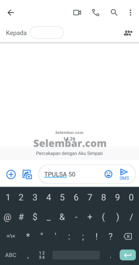 Menggunakan SMS Menggunakan SMS