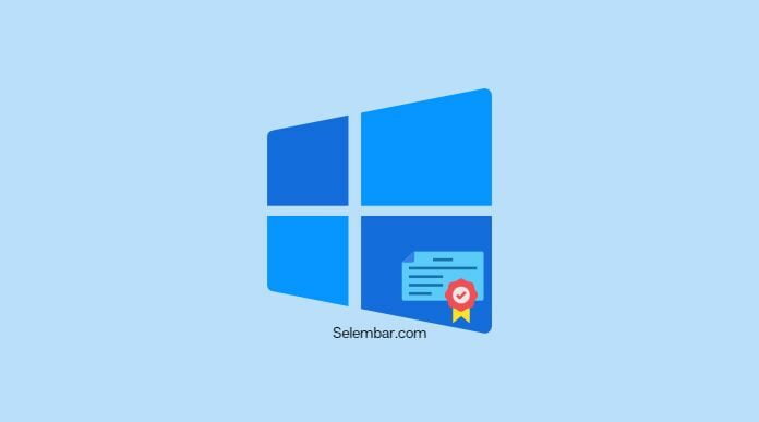 cara cek lisensi windows 10 terbaru