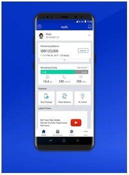 Dengan Aplikasi My XL Dengan Aplikasi My XL