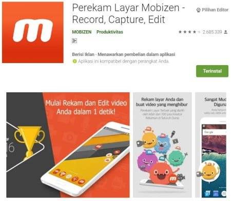 Mobizen Aplikasi Perekam Layar Terbaik di android Mobizen Aplikasi Perekam Layar Terbaik di android