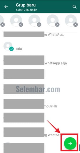 Memilih Anggota grup whatsapp Memilih Anggota grup whatsapp