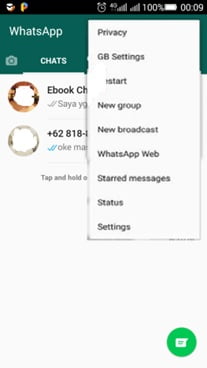 Mengunci Aplikasi WhatsApp dengan GB WhatsApp Mengunci Aplikasi WhatsApp dengan GB WhatsApp