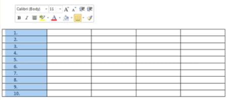 pilih ikon numbering di menu home pilih ikon numbering di menu home
