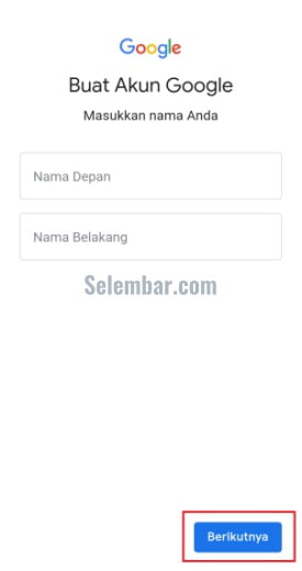 Tekan tombol selanjutnya