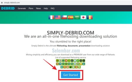 Klik Get started untuk memulai pengunduhan Klik Get started untuk memulai pengunduhan