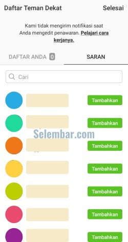 Pilih yang diijinkan melihat story Pilih yang diijinkan melihat story