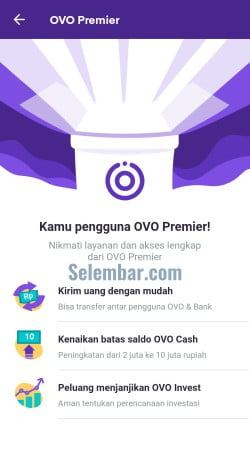 Cara upgrade ovo premier Cara upgrade ovo premier