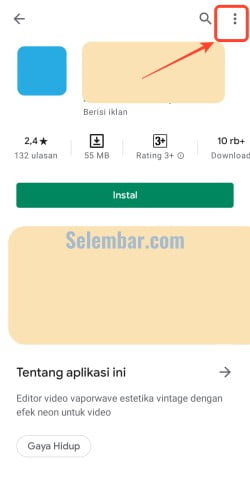Buka menu tiga titik di pojok kanan Buka menu tiga titik di pojok kanan