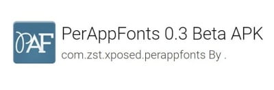Dengan aplikasi PerAppFonts Dengan aplikasi PerAppFonts