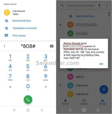 1. Cara Cek Nomor Telkomsel Kamu dengan Kode USSD 1. Cara Cek Nomor Telkomsel Kamu dengan Kode USSD