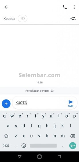 1. Cek Kuota Internet Axis mu dengan Layanan SMS 1. Cek Kuota Internet Axis mu dengan Layanan SMS