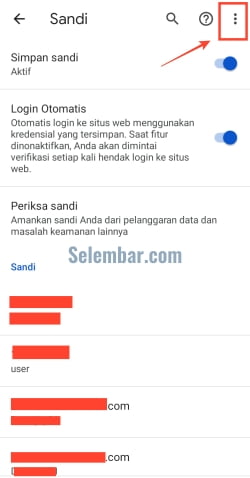 Tekan menu tiga titik yang ada di pojok kanan atas Tekan menu tiga titik yang ada di pojok kanan atas