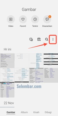 Buka menu tiga titik yang ada di bagian kanan atas Buka menu tiga titik yang ada di bagian kanan atas