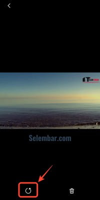 Buka gambar dan tekan ikon pulihkan Buka gambar dan tekan ikon pulihkan